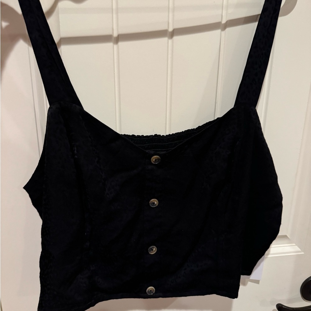 Good American Crop button down - Picture 3 of 4